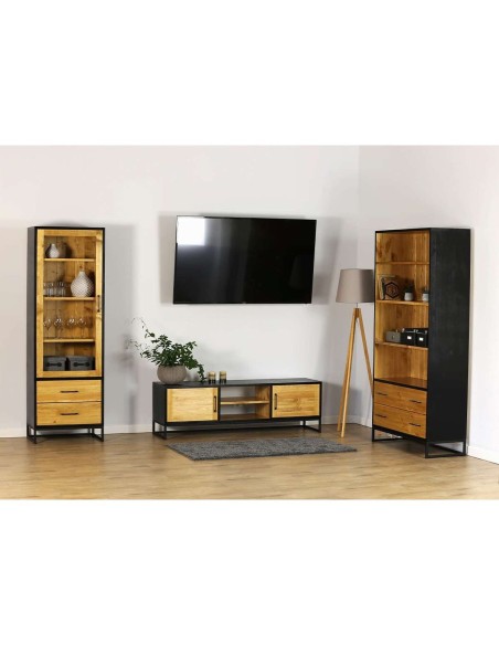 Szafka rtv loft drewniana