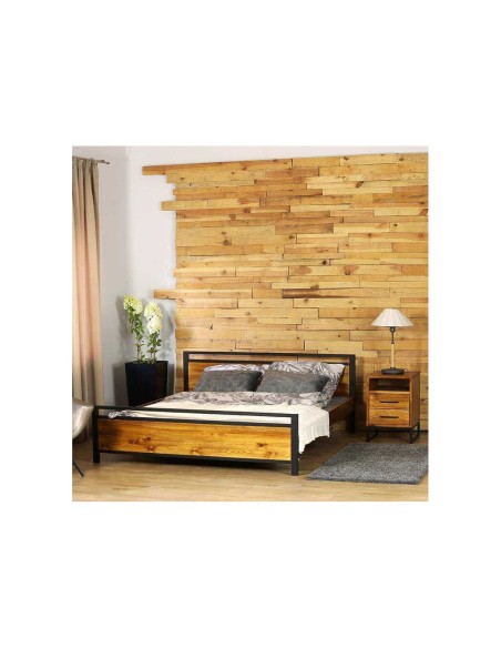 Łóżka sypialniane 200x200 w stylu loft