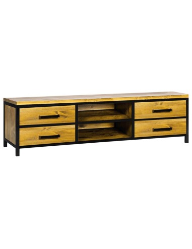 Szafka RTV z drewna litego