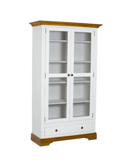 WITRYNA DREWNIANA PODWÓJNA PROWANSJA