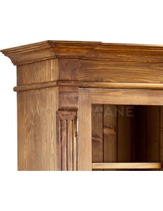 STYLOWA DREWNIANA WITRYNA PÓŁPEŁNA 2