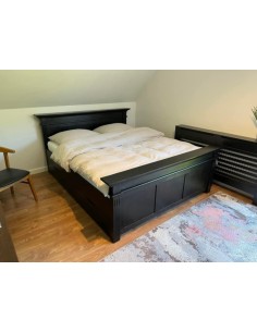 ŁÓZKO Z SZUFLADĄ CZARNE