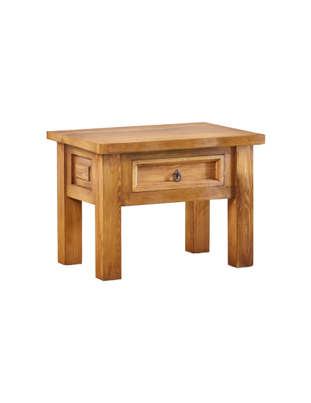 STÓŁ KAWOWY WOSKOWANY 70 1  SZUFLADA PRZELOT