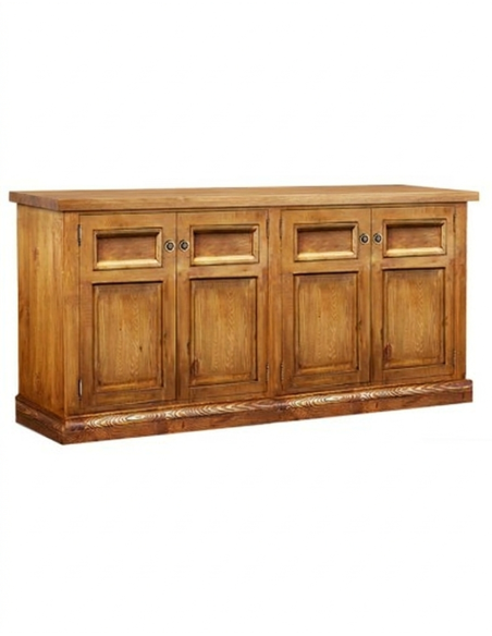 KOMODA WOSKOWANA CZTERODRZWIOWA