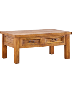 DREWNIANY STÓŁ KAWOWY 118 4 SZUFLADY