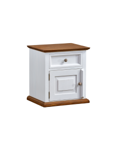 STYLOWA DREWNIANA SZAFKA NOCNA LEWA