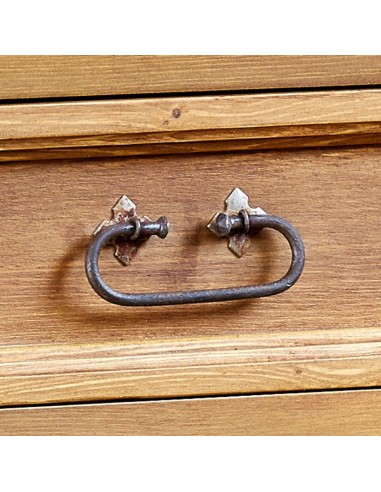 KOMODA Z DREWNA LITEGO 3 SZAFKI