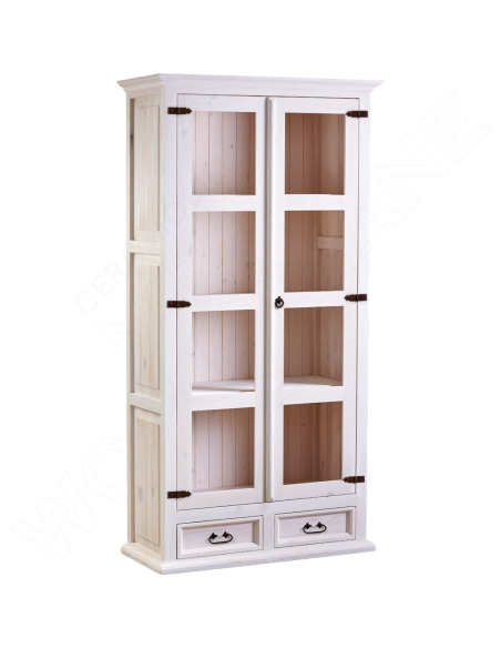 BIELONA STYLOWA DREWNIANA WITRYNA 2