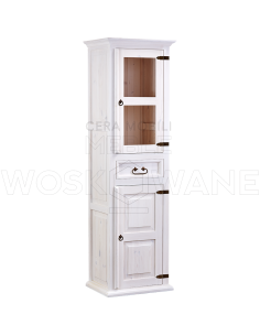 BIELONA WITRYNA Z DREWNA 1 PÓŁPEŁNA