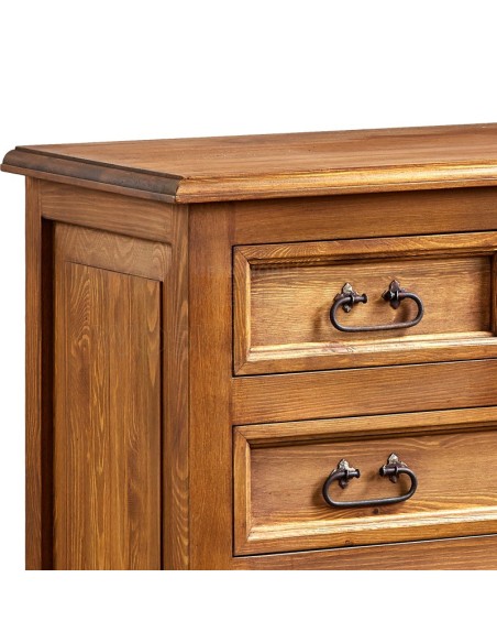 KOMODA DREWNIANA 90 Z SZUFLADAMI