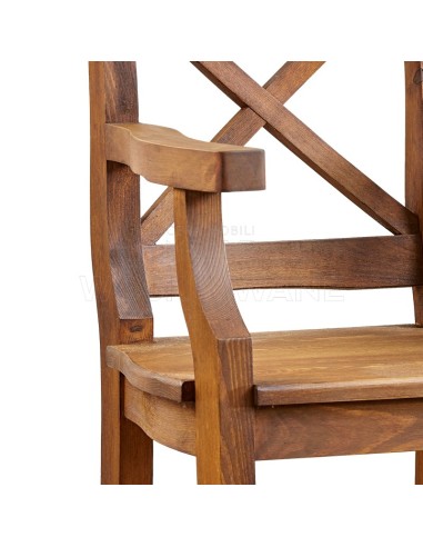 FOTEL WOSKOWANY Z PODŁOKIETNIKAMI