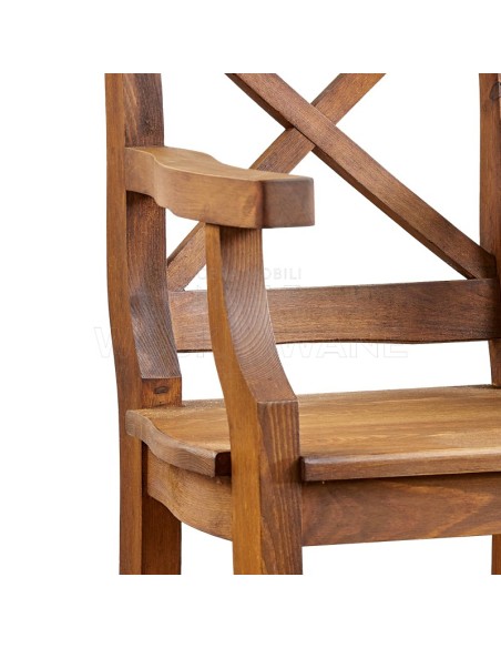 FOTEL WOSKOWANY Z PODŁOKIETNIKAMI