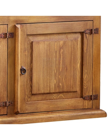 KREDENS WOSKOWANY 2 SZAFKI  4 SZUFLADY