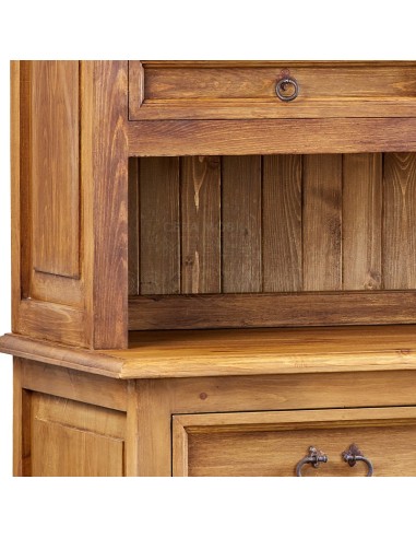 KREDENS WOSKOWANY 2 SZAFKI  4 SZUFLADY