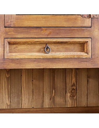 KREDENS WOSKOWANY 2 SZAFKI  4 SZUFLADY