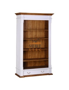 REGAŁ Z DREWNA Z PÓŁKAMI