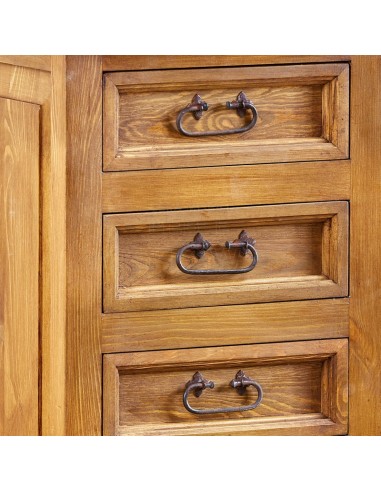 STYLOWA DREWNIANA SZAFKA DO BIURKA  4 SZUFLADY