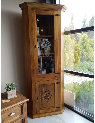 WITRYNA Z DREWNA DO ROGU W STYLU GÓRALSKIM