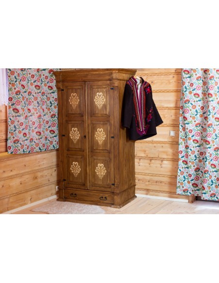 SZAFA WOSKOWANA Z PARZENICAMI