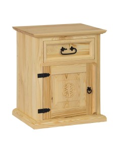 DREWNIANA SZAFKA NOCNA STYLU GÓRALSKIM