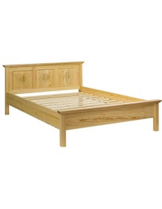 DREWNIANE ŁÓŻKO 120 W STYLU GÓRALSKIM