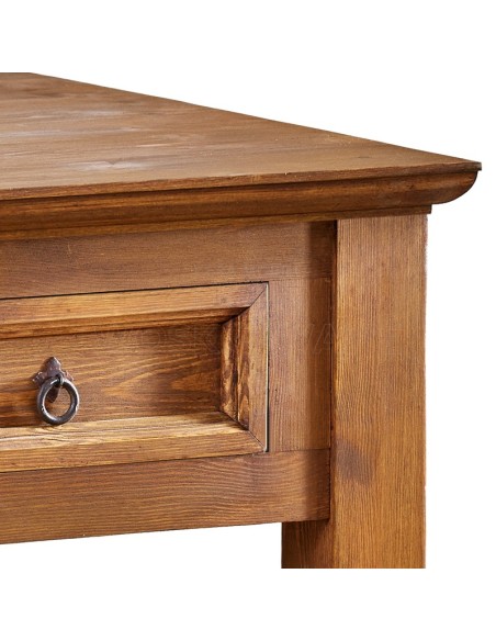 DREWNIANY STÓŁ KAWOWY 118 4 SZUFLADY