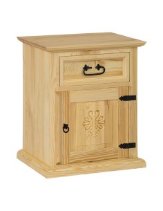 DREWNIANA SZAFKA NOCNA STYLU GÓRALSKIM