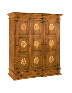 STYLOWA DREWNIANA SZAFA 3 W STYLU GÓRALSKIM