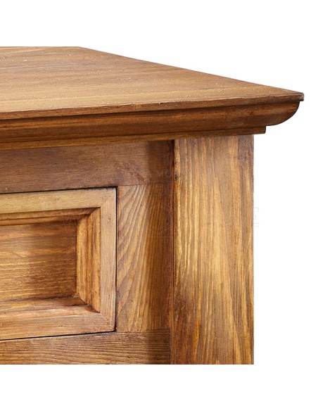 STÓŁ KAWOWY WOSKOWANY 70 1  SZUFLADA PRZELOT