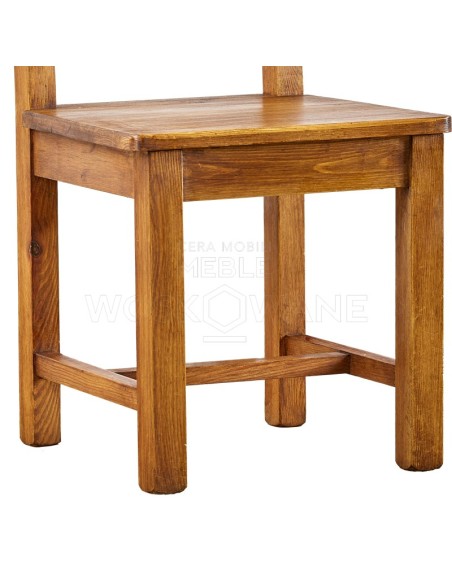 DREWNIANE KRZESŁO OPARCIE PROSTE