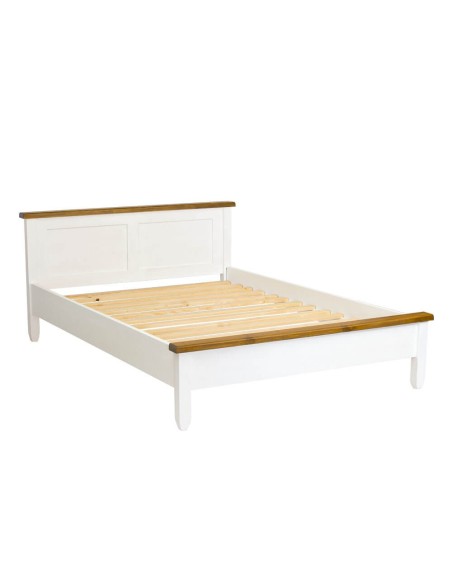 STYLOWE DREWNIANE ŁÓŻKO PROWANSJA 120