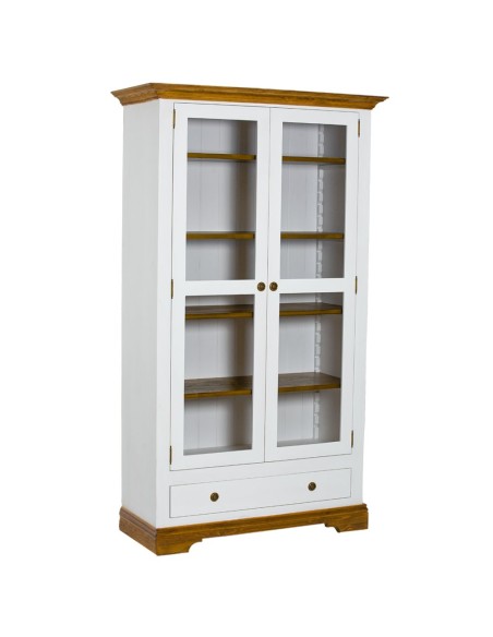 WITRYNA DREWNIANA PODWÓJNA PROWANSJA