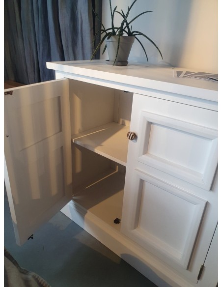 KOMODA BIAŁA DREWNIANA-OUTLET