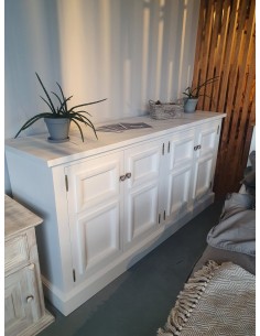 KOMODA BIAŁA DREWNIANA-OUTLET 2