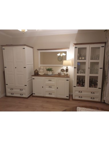 Szafka RTV dwukolorowa