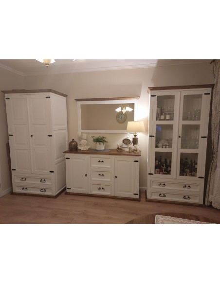 Szafka RTV dwukolorowa