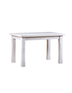 STÓŁ Z  DREWNA LAKIER BIAŁY - OUTLET