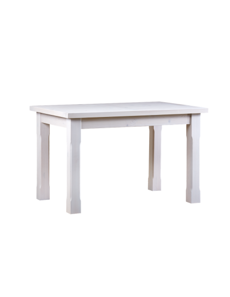 STÓŁ Z  DREWNA LAKIER BIAŁY - OUTLET