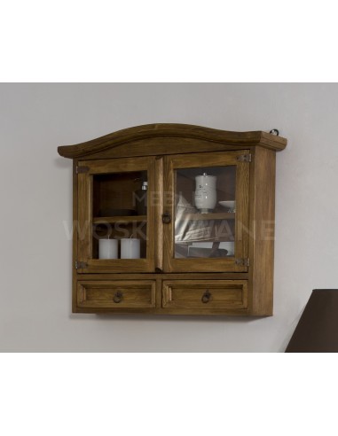 DREWNIANA SZAFKA  ŚCIENNA