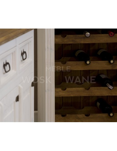 KREDENS Z DREWNA LITEGO 115 NA WINO