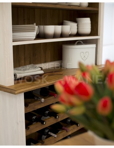 KREDENS Z DREWNA LITEGO 115 NA WINO