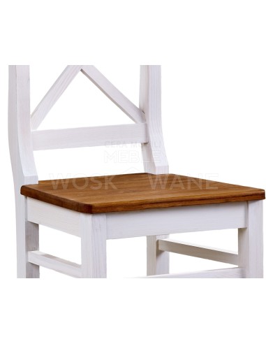 KRZESŁO DREWNIANE PROWANSALSKIE