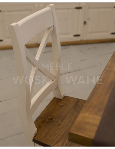 KRZESŁO DREWNIANE PROWANSALSKIE