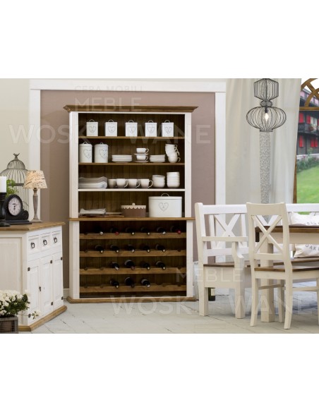 KRZESŁO DREWNIANE PROWANSALSKIE