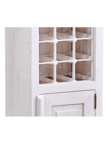 STYLOWA DREWNIANA KOMODA NA WINO