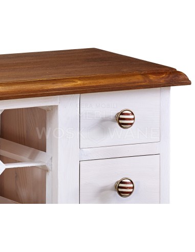DREWNIANA KOMODA NA WINO