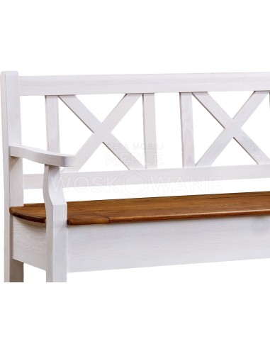 ŁAWA WOSKOWANA drewniana