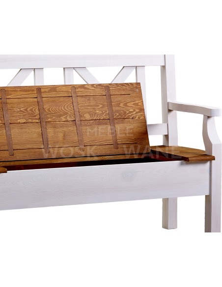 ławko drewniana woskowana