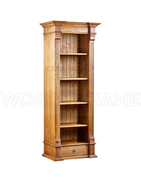 REGAŁ DREWNIANY Z SZUFLADĄ 70