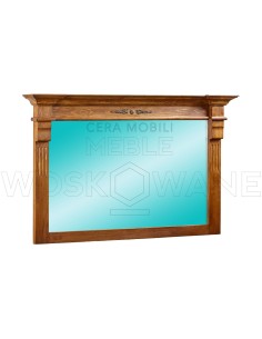 LUSTRO Z RAMĄ DREWNIANĄ 120